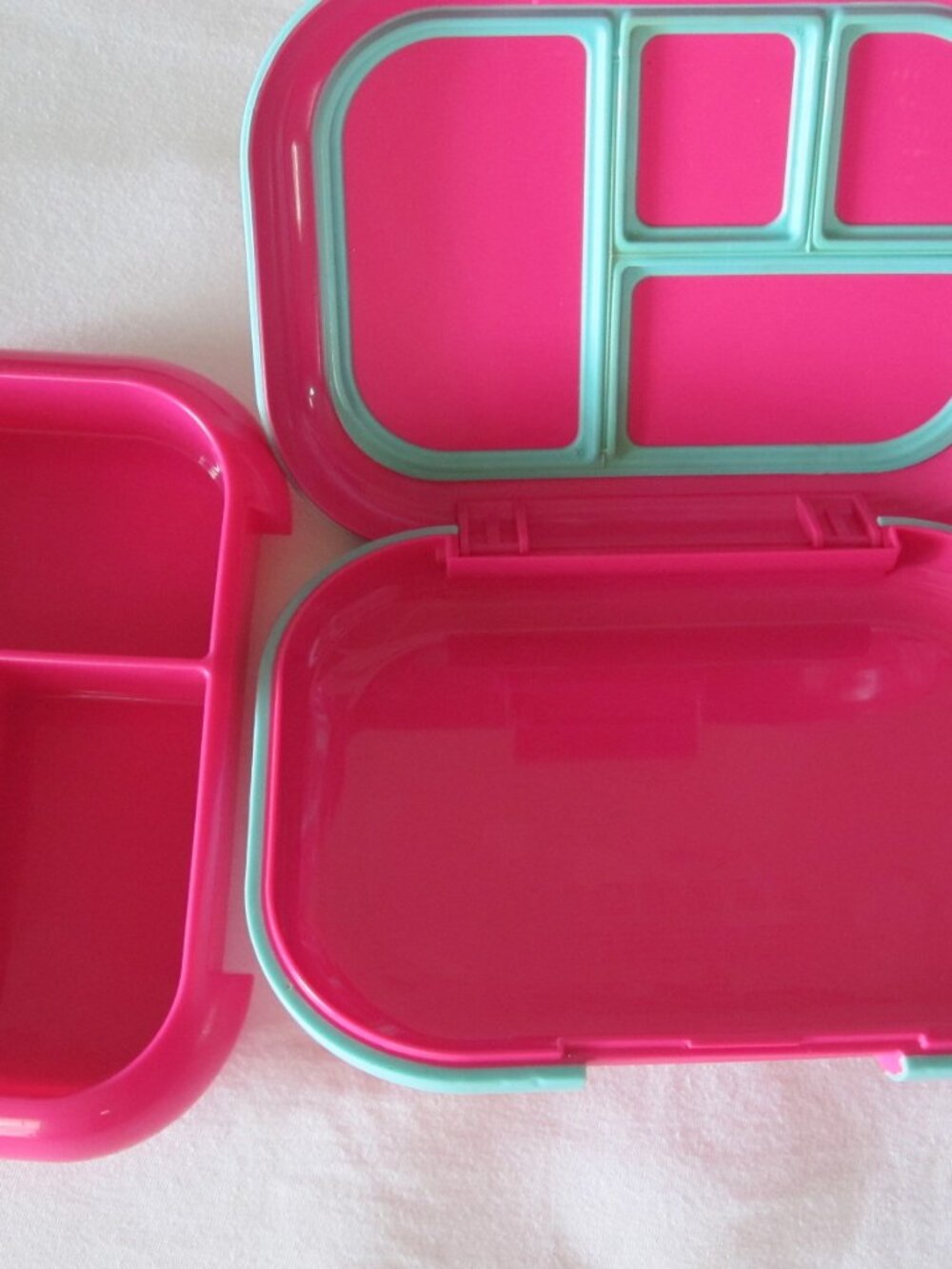 Bentgo Teal / Fuchsia Snap-Closed Lunchbox Tote